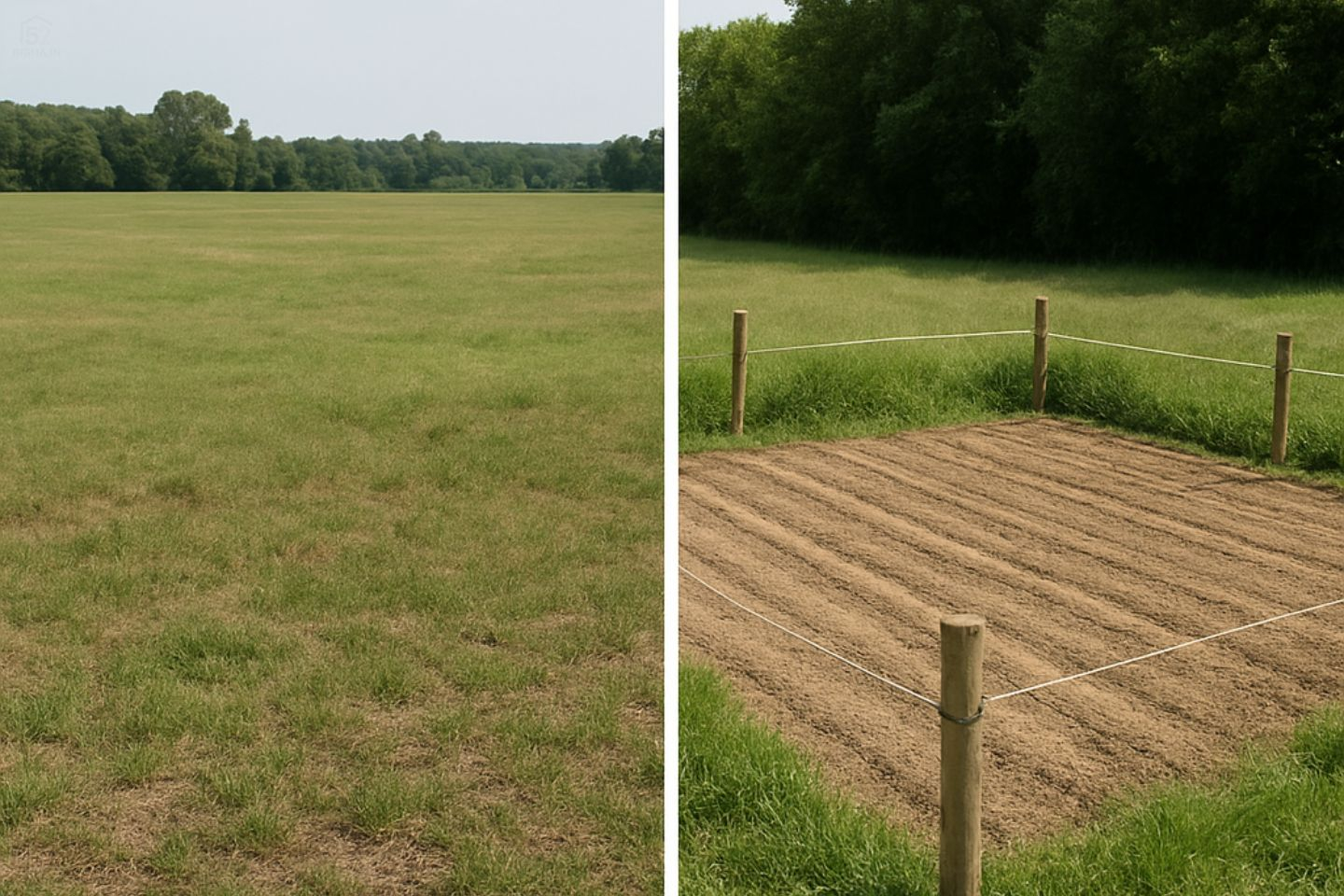 Differences Between Land and a Plot